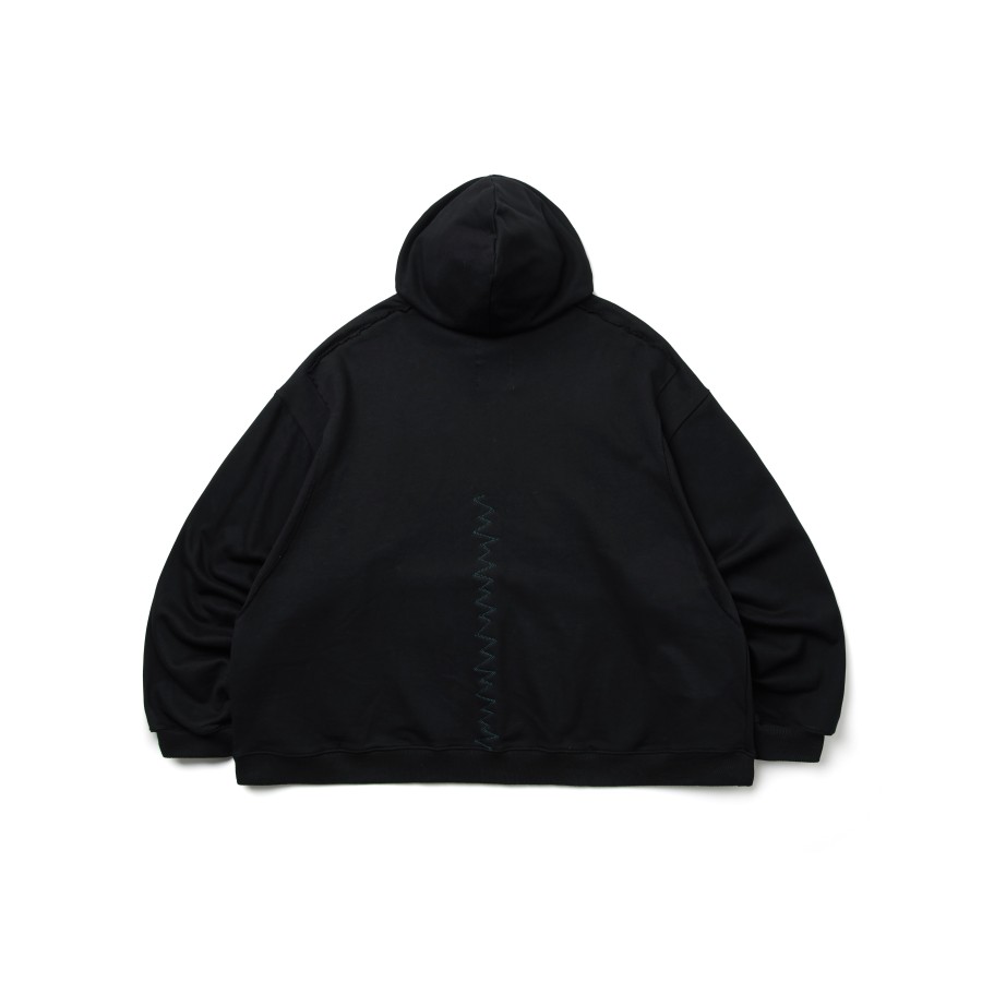 Tops 432HZ | Melsign - Special Cutting Hoodie - Black