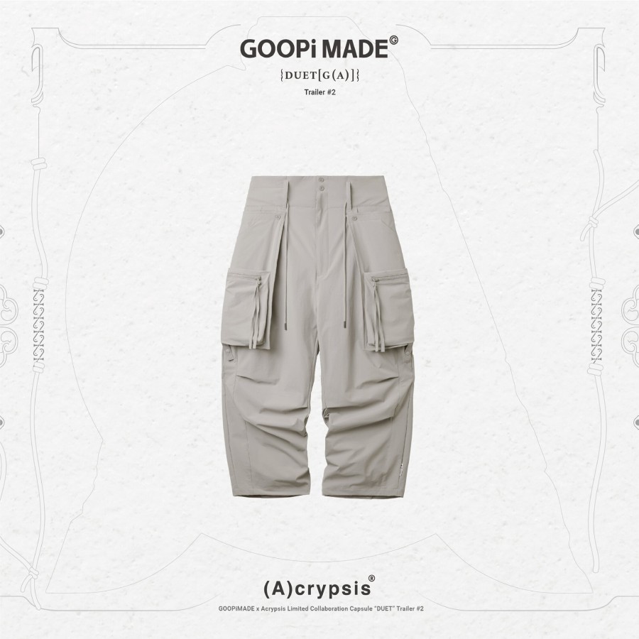 Bottoms 432HZ | Goopimade (A).05G -"Duet" R-Shield Pocket Trousers - Te