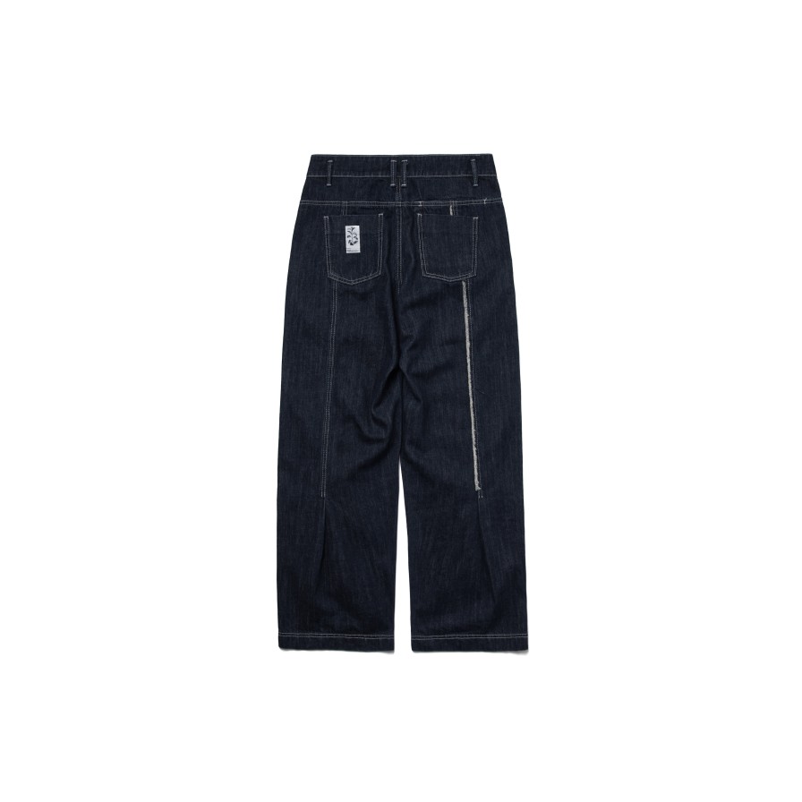 Bottoms 432HZ | Melsign - Stitching Fringe Denim - Original