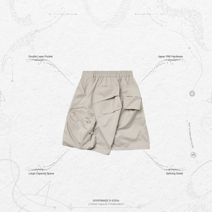 Bottoms 432HZ | Goopimade For 432Hzm.G1S -"Ergonomic" Utility Shorts -